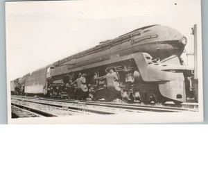 Pennsylvania Lines Eisenbahn Lokomotive 6100 Crestline Ohio 1939 Postkarte - Bild 1 von 2