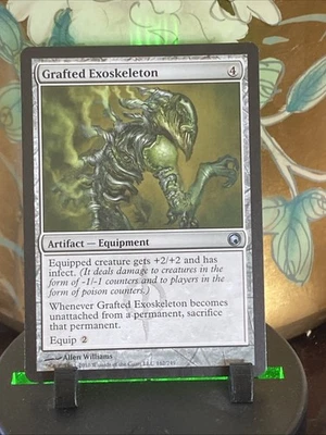 MTG Grafted Exoskeleton 162 Scars of Mirrodin NM REGULAR TCG CARD - Image 1 of 2