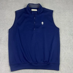 Donald Ross 1/4 Zip Weste Herren XL Navy Golf Performance Belmont Country Club MA - Bild 1 von 8