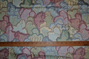 Cotton twill home decor fabric, colorful abstract print, 56" x 2.4 yards - Picture 1 of 8
