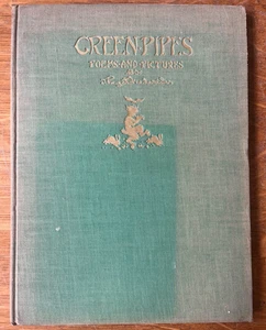 Vintage 1929 Book GREEN PIPES Poems and Pictures by J. P. Fredericks 1st Edition - Bild 1 von 9