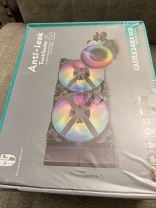 Refroidisseur CPU liquide DEEPCOOL Castle 240EX RGB 240MM - Photo 1/16