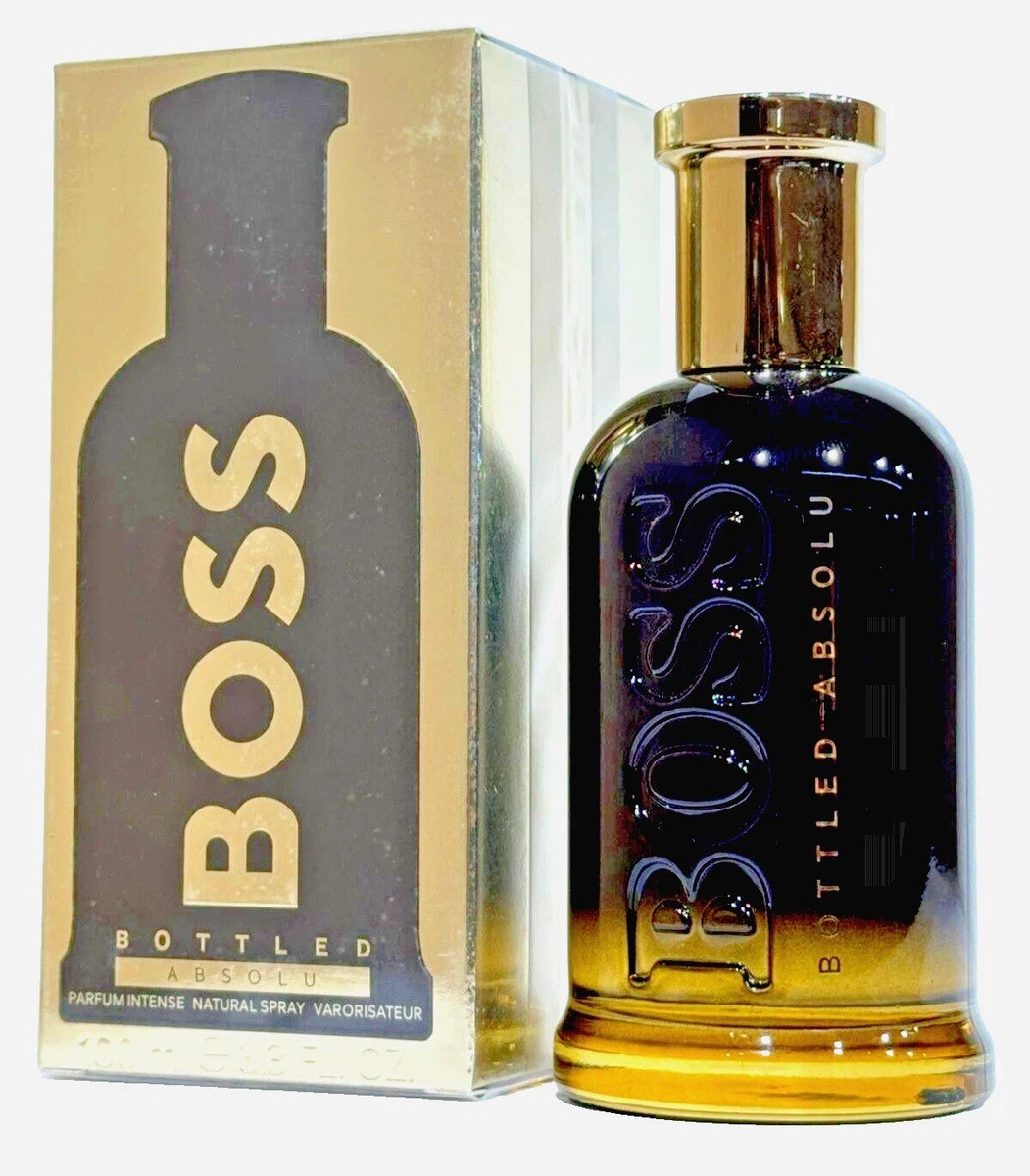 BOSS BOTTLED ABSOLU 100ml 香水 Hugo Boss Men's BOSS Bottled Absolu Parfum Intense Spray, 3.3 oz