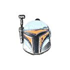 2021 Disney Parks Star Wars The Mandalorian Helmet Mystery Pin - Orange
