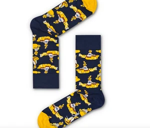 Calcetín submarino amarillo Happy Socks Beatles - Imagen 1 de 3