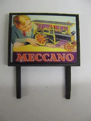 TRACKSIDE SIGNS Meccano - Modelleisenbahn Werbetafel - Spur N & OO