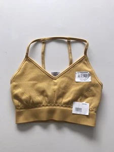 Sujetador deportivo GymShark Mustard Studio talla S - Imagen 1 de 3