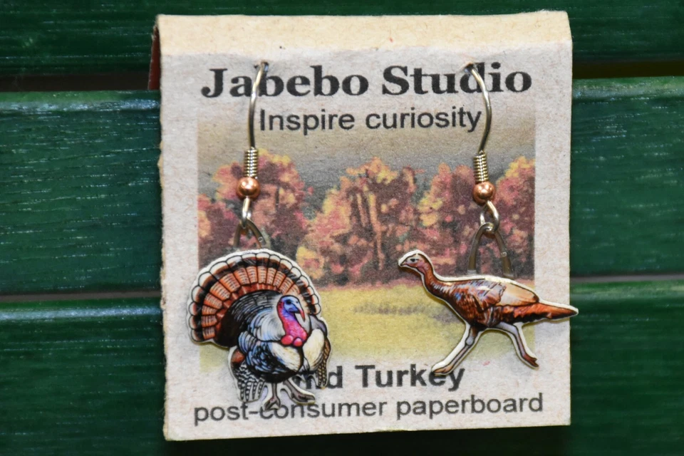 Pendientes Jabebo Pavos Salvajes Foto 1 de 1