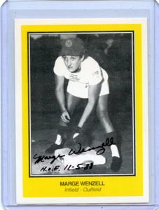 MARGE WENZELL AUTOGRAPH, AAGPBL "A LEAGUE OF THEIR OWN", 020523 - Picture 1 of 1