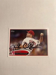 Arizona Diamondbacks JOSH COLLMENTER Signed Card - Picture 1 of 1
