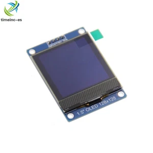 1.5 inch 4PIN OLED module Display Screen SH1107 128*128 IIC I2C for 51 STM32 - Foto 1 di 5