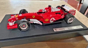 Hot Wheels F1 1:18 Rubens Barrichello Ferrari F2004M season 2005 Wow Rare! - Picture 1 of 19