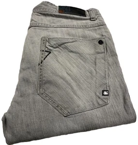 Pantalones de mezclilla para hombre AMBIG 34x34 (32x33) gris Freeman Gripper A3 ajustados elásticos tiro bajo - Imagen 1 de 11