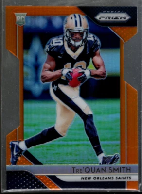 A9236- 2018 Panini Prizm Prizms Orange #227 Tre'Quan Smith /249 ( ROOKIE CARD) - Image 1 of 2