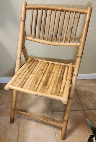 Vintage Bamboo Folding Chair Cover