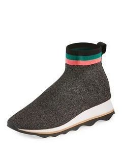 Loeffler Randall Scout Knit Sock Sneakers Size 10.5 MSRP: $295.00 - Picture 1 of 3