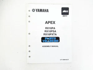 NOS Genuine Yamaha Dealer Factory Assembly Manual Apex/SE/XTX RX10P 2011 - Picture 1 of 2