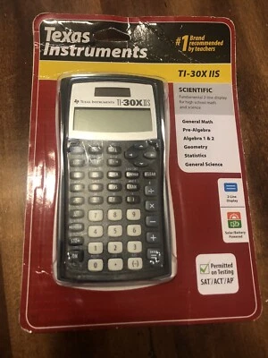 Texas Instruments TI-30X IIS Scientific Calculator. Two-Line Display.  NEW - Image 1 of 4