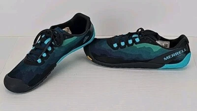 Merrell Barefoot Vapor Glove 4 Green Dragonfly Blue Vibram Sole Women's Sz 10 - Image 1 of 4
