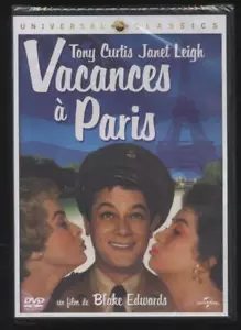 Nuevo DVD Vacaciones Con Paris 1958 Tony Curtis Janet Leigh Linda Cristal Keenan - Imagen 1 de 2