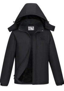 CAMEL CROWN Men's Winter Ski Snowboarding Jacket Waterproof Coat XXL Black - Picture 1 of 10
