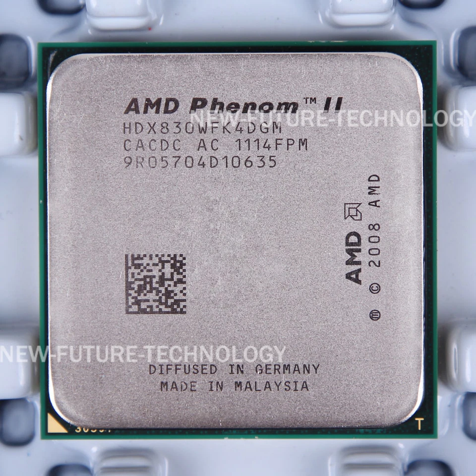 AMD Phenom II X4 830 (HDX830WFK4DGM) CPU Processor 2000 MHz 2.8 GHz Socket AM3 - Image 1 of 1