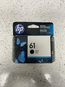HP 61 Black Printer Ink Cartridge Genuine Expired FEB 2017 NIB SEALED Genuine - Picture 1 of 3