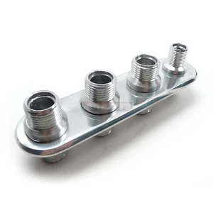 Billete de aluminio 4 puertos aire acondicionado/calentador firewall accesorios de mamparo CA - Imagen 1 de 3