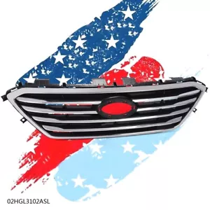 Chrome Front Grille Fit For 15-16 Hyundai Sonata Sedan 2.0L 2.4L HY1200174 - Picture 1 of 12