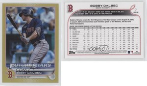2022 Topps Series 1 Future Stars Gold Foil Bobby Dalbec #7