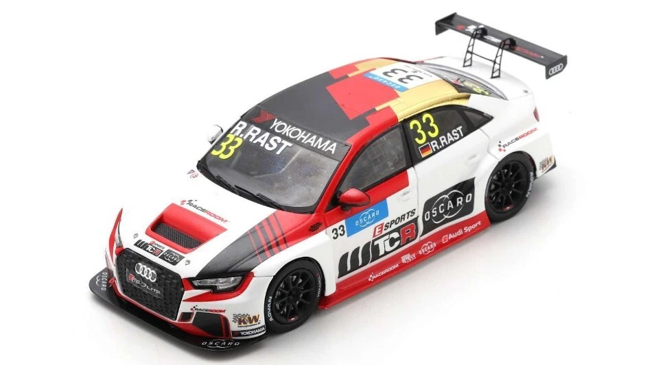 Audi Rs 3 #33 Wtcr Nurburgring 2018 Rene' Rast 1:43 Model SPARK MODEL - Immagine 1 di 1