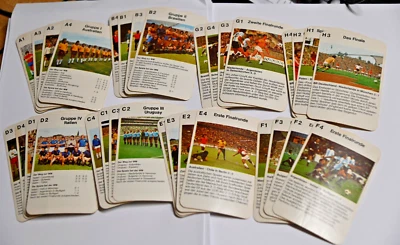Kartenspiel - WM 1974 - Fußball Weltmeisterschaft - Bild 1 von 4