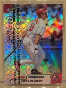 1999 Topps Finest REFRACTOR #107 Juan Gonzalez Rangers RARE PARALLEL - Picture 1 of 2