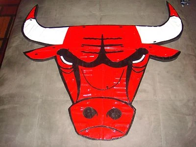  CHICAGO BULLS LICENSE PLATE  LOGO SIGN! ONE OF A KIND PIECE FOR A BULLS FAN!!! - Изображение 1 из 4