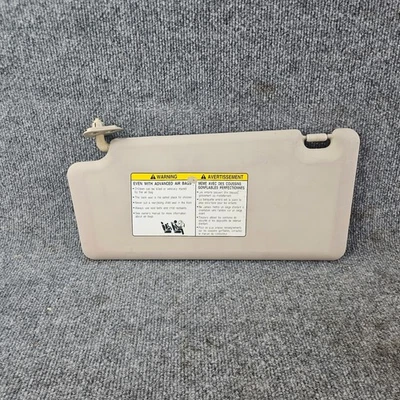 2008-2015 Nissan Rogue Sun Visor Driver Side BEIGE Vinyl Left OEM - Image 1 of 4