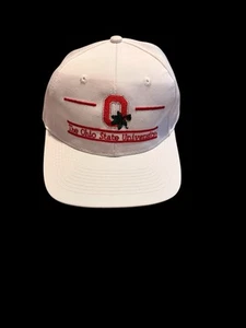 Vintage 90s Ohio State Buckeyes The Game Split Bar SnapBack Hat New! - Picture 1 of 5