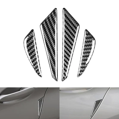 4 * Carbon Fiber Car Door Edge Guard Strip Scratch Protector Anti-Collision Trim - Image 1 of 4