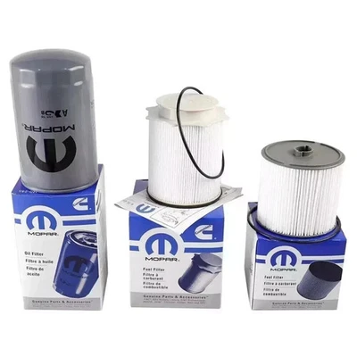 Mopar Diesel Fuel and Oil Filter Set for 2019-2021 Ram 2500 3500 4500 5500 6.7L - Image 1 of 4