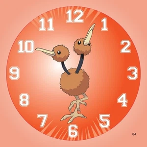Exclusive Pokémon #084 Doduo First Gen Wall Clock - Picture 1 of 9