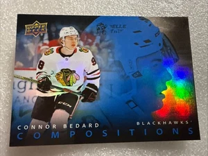 2025-26 Upper Deck Series 1 #CMP-13 Connor Bedard Compositions Blackhawks - Picture 1 of 2