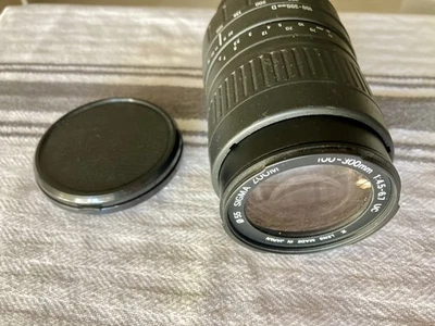 Sigma 100mm - 300mm Zoom Lens, for 35mm Nikon, See Photos,  Working￼ - Image 1 of 4