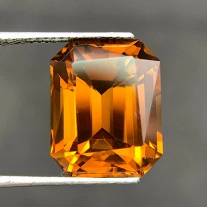 Natural Adorable Luster 15.15 Carat's Fancy Cut Citrine Stone @ Brazilian - Picture 1 of 6