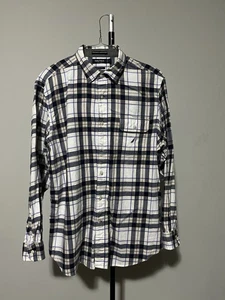 Nautica Herren Hemd Gr. L 100% Baumwolle kariert Button Down mehrfarbig Classic Fit - Bild 1 von 4