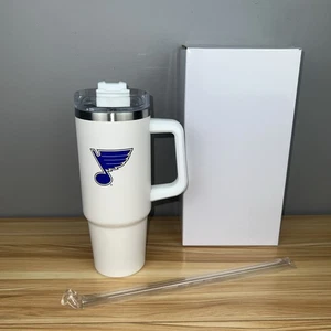 Vaso de viaje ST. LOUIS BLUES, nuevo (Blues Quarter Note Club) 30 oz. - Imagen 1 de 4