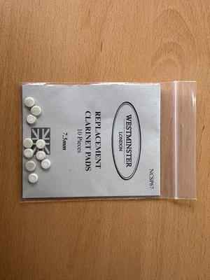 7.5mm Clarinet Replacement Pads for Repairers - Image 1 of 3
