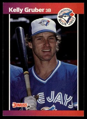 1989 Donruss #113c Kelly Gruber "LEAF, INC" & "*Denotes - Image 1 of 2