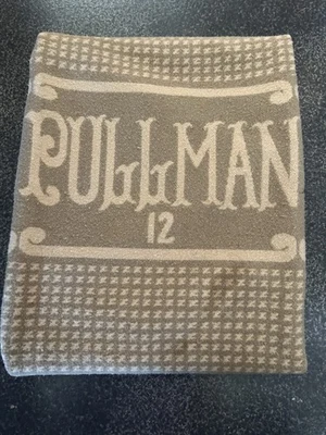 Manta de lana vintage PULLMAN RAILROAD tren cama coche 12 coleccionable EE. UU. Foto 1 de 4