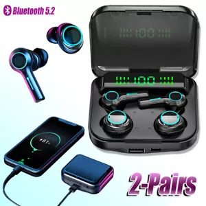 Wireless Earphones Bluetooth Headphones For Samsung Galaxy S24 Ultra S24+ S24 FE - Picture 1 of 14
