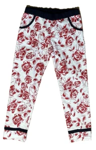 Papalotes Roses Collection Girl Leggings Pants Sz 12 Cotton Stretch Pockets NEW - Picture 1 of 4