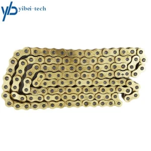 GOLD 520 Drive Chain 120 Links With O-Ring Masterlink Fit For Dirt Bike 520×120 - Picture 1 of 6